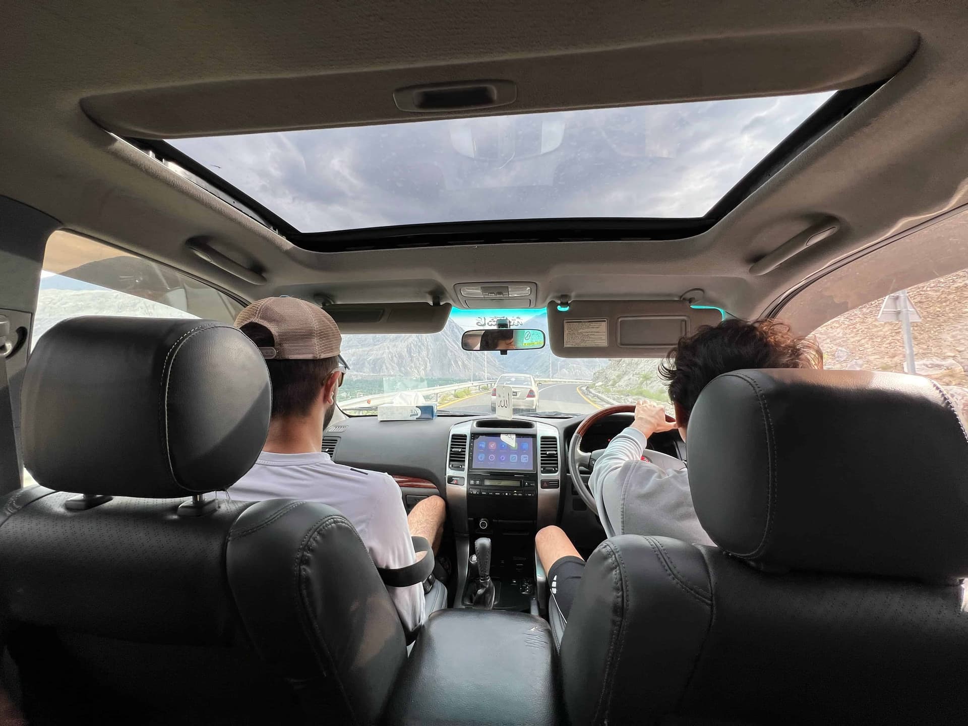 Road trip through Hazara Motorway mountains